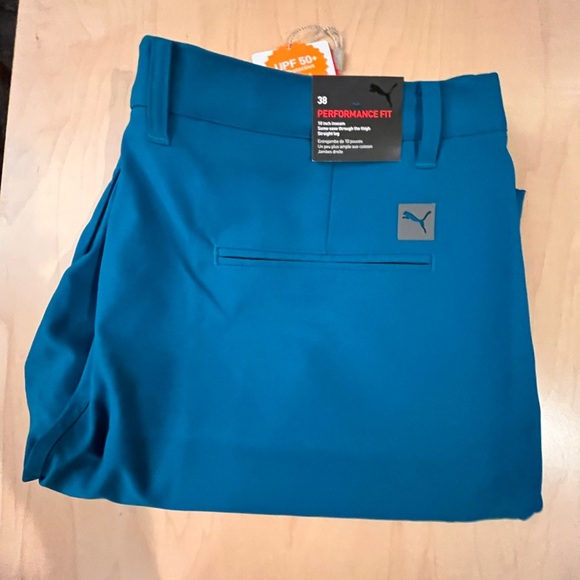 Puma Blue Performance Fit Pants - Picture 1 of 7